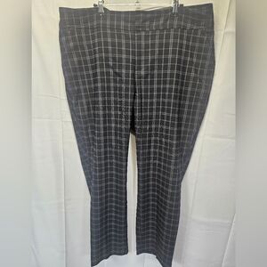 torrid NWT Black Plaid Windowpane Dress Pants Sz 20